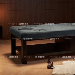 實木簡約中式按摩床